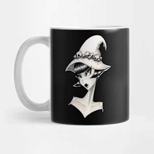 Art Deco Witch Mug